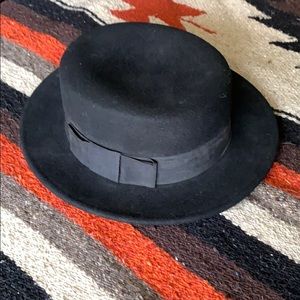 Black Pork Pie Style Hat | Poshmark